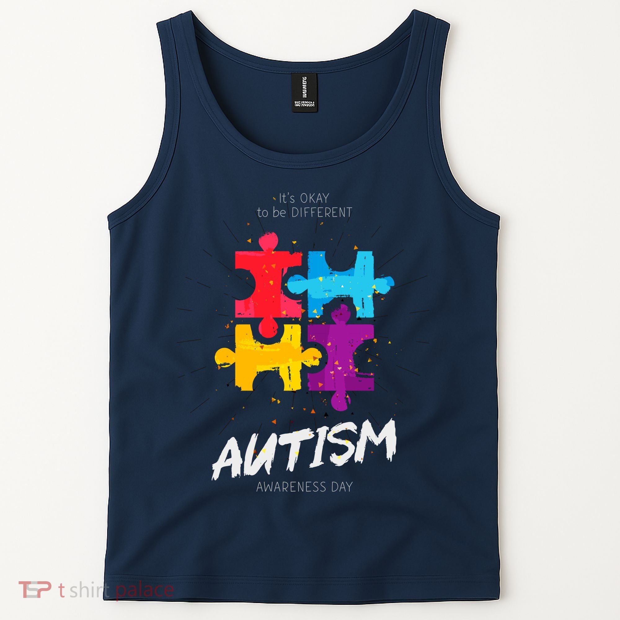 Autism Awareness Day Be Different Tank Top