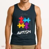 Autism Awareness Day Be Different Tank Top thumb 3