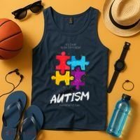 Autism Awareness Day Be Different Tank Top thumb 4