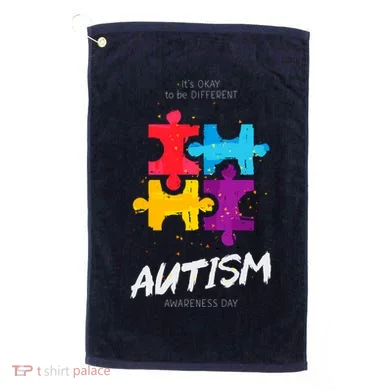Autism Awareness Day Be Different Golf Towel