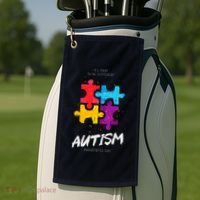 Autism Awareness Day Be Different Golf Towel thumb 2