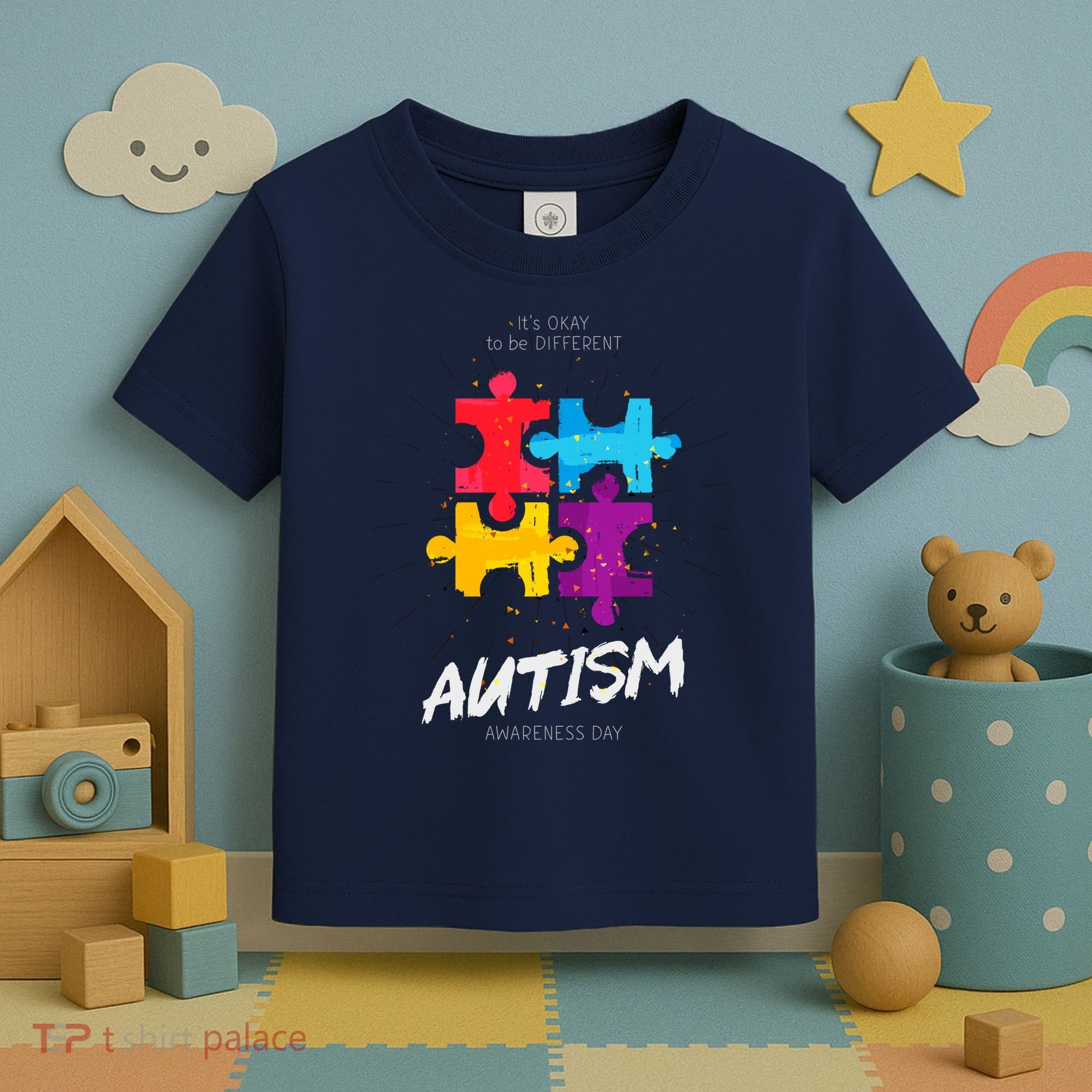 Autism Awareness Day Be Different Toddler T-Shirt