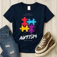 Autism Awareness Day Be Different Women's T-Shirt thumb 3