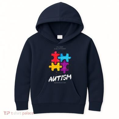 Autism Awareness Day Be Different Kids Hoodie