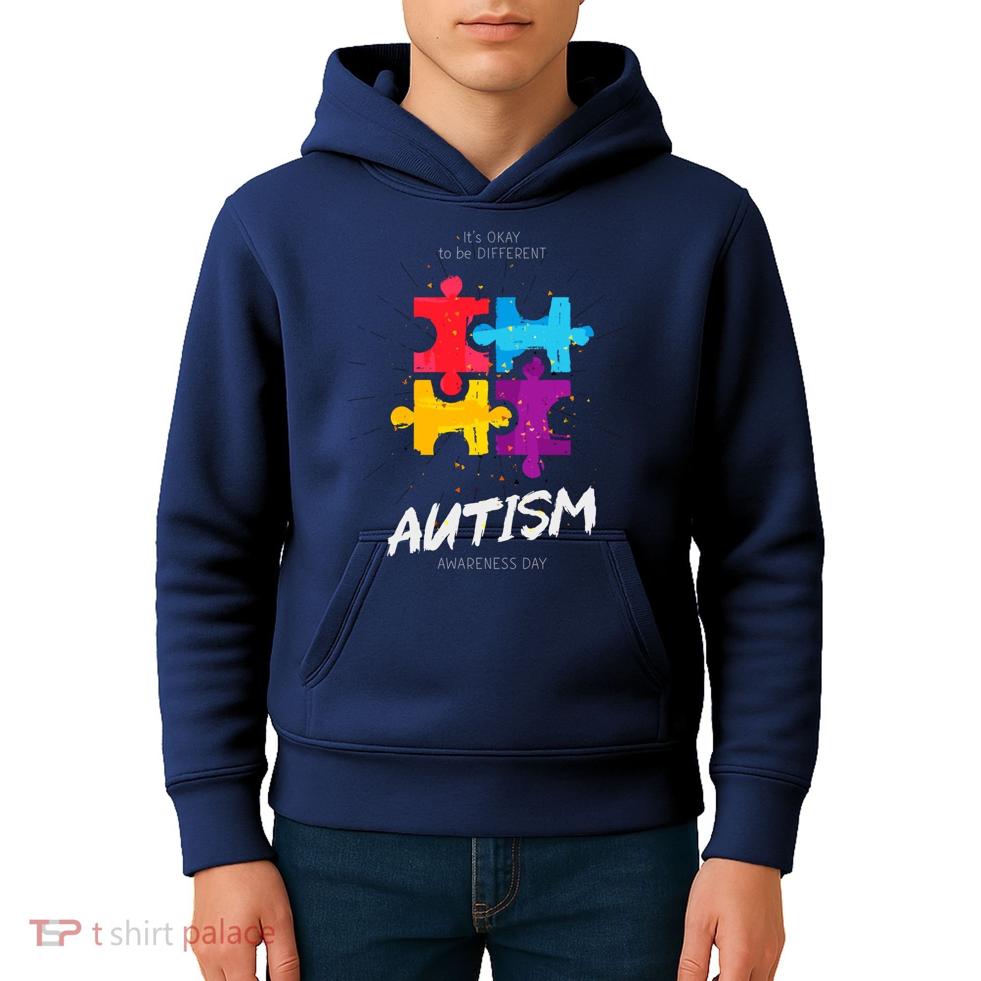 Autism Awareness Day Be Different Kids Hoodie