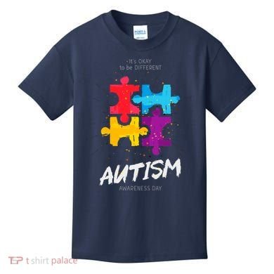 Autism Awareness Day Be Different Kids T-Shirt
