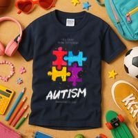 Autism Awareness Day Be Different Kids T-Shirt thumb 3