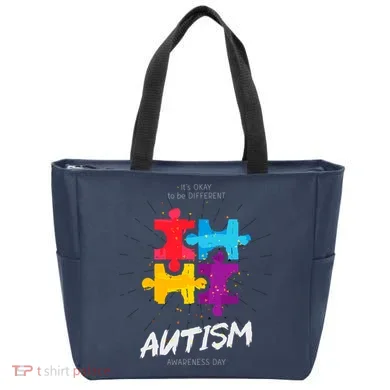 Autism Awareness Day Be Different Tote Bag