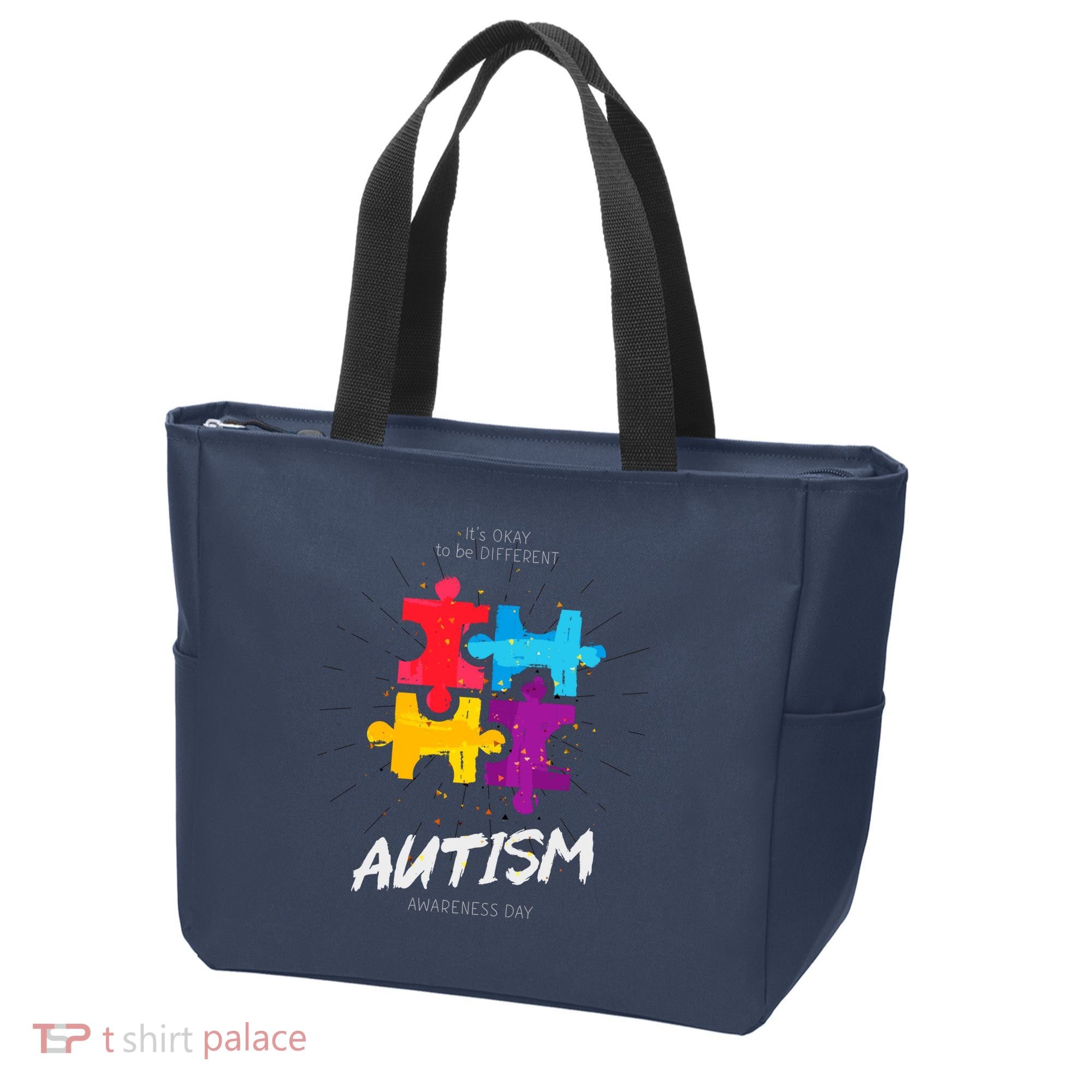 Autism Awareness Day Be Different Tote Bag