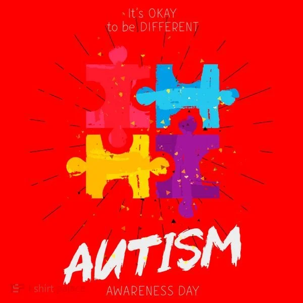 Autism Awareness Day Be Different Santa Hat