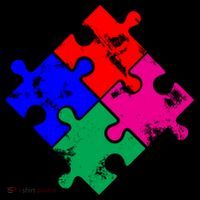 Autism Awareness Distressed Puzzle Pieces  Women's Tank Top thumb 5