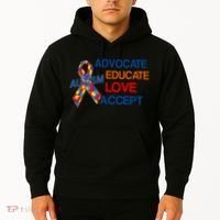 Autism Awareness Educate Hoodie thumb 2