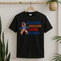 Autism Awareness Educate T-Shirt thumb 2