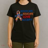 Autism Awareness Educate T-Shirt thumb 4