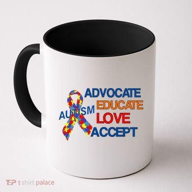 Autism Awareness Educate Coffee Mug