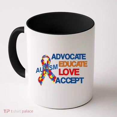 Autism Awareness Educate Coffee Mug