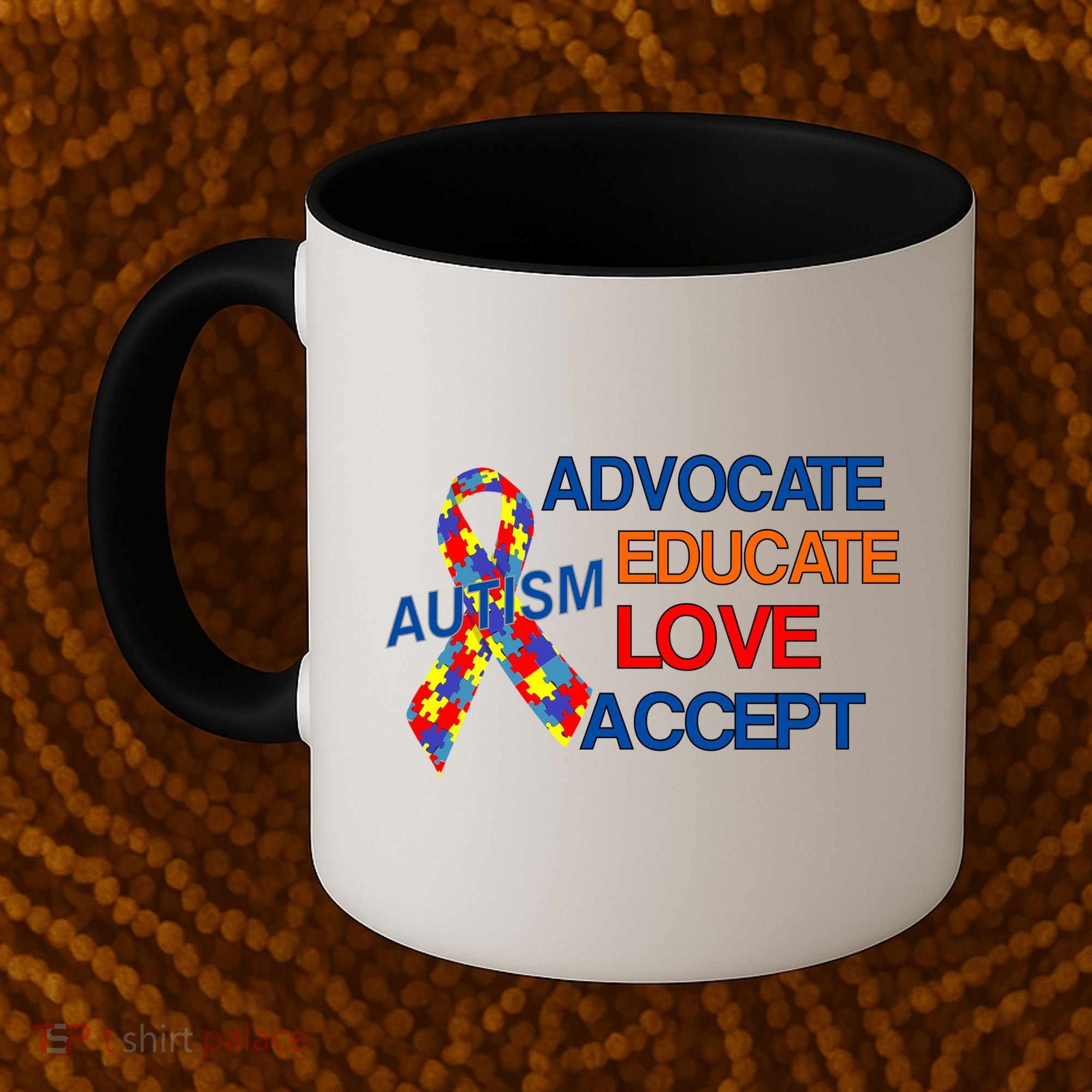 Autism Awareness Educate Coffee Mug