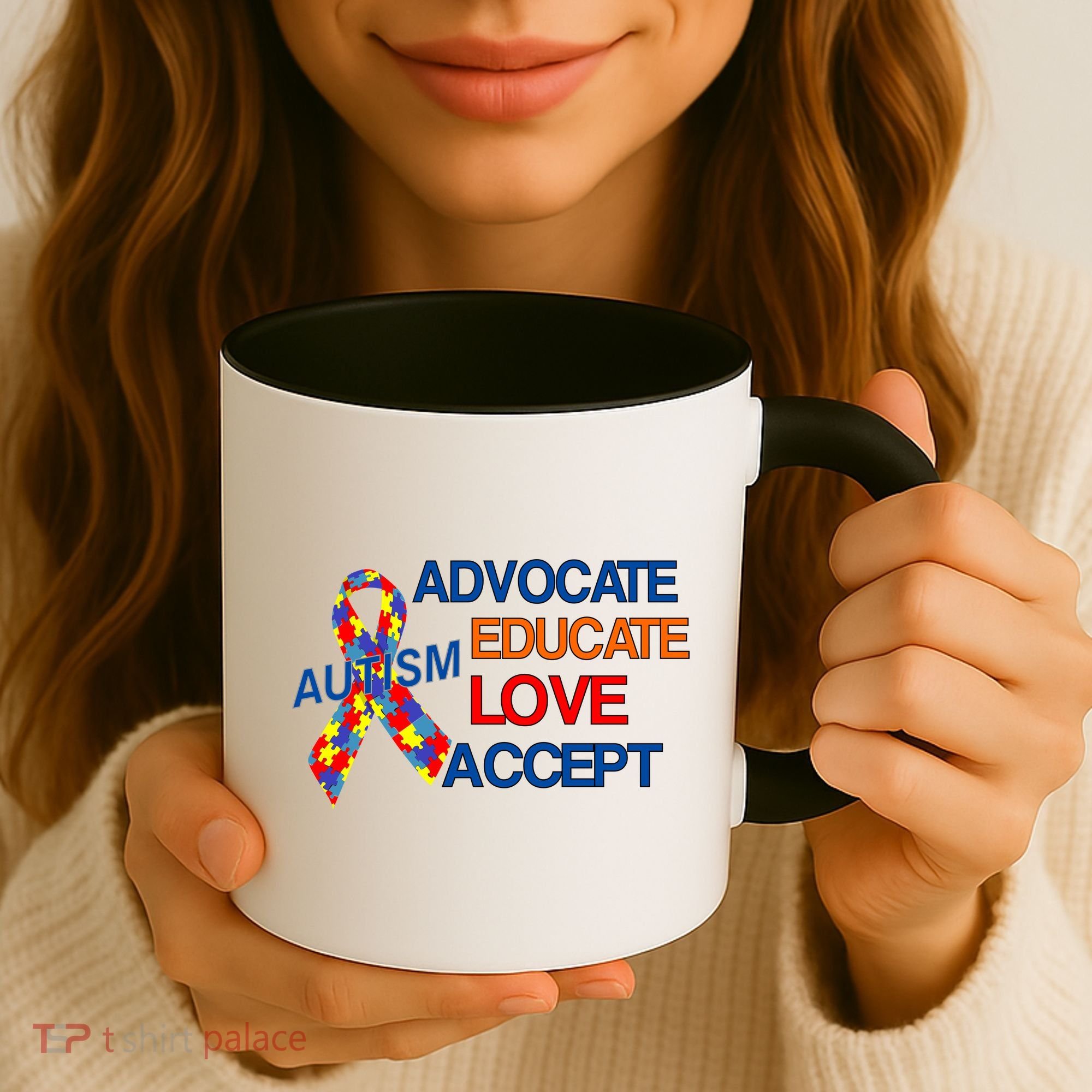 Autism Awareness Educate Coffee Mug