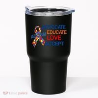 Autism Awareness Educate Tumbler thumb 0