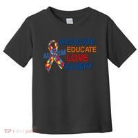 Autism Awareness Educate Toddler T-Shirt thumb 0
