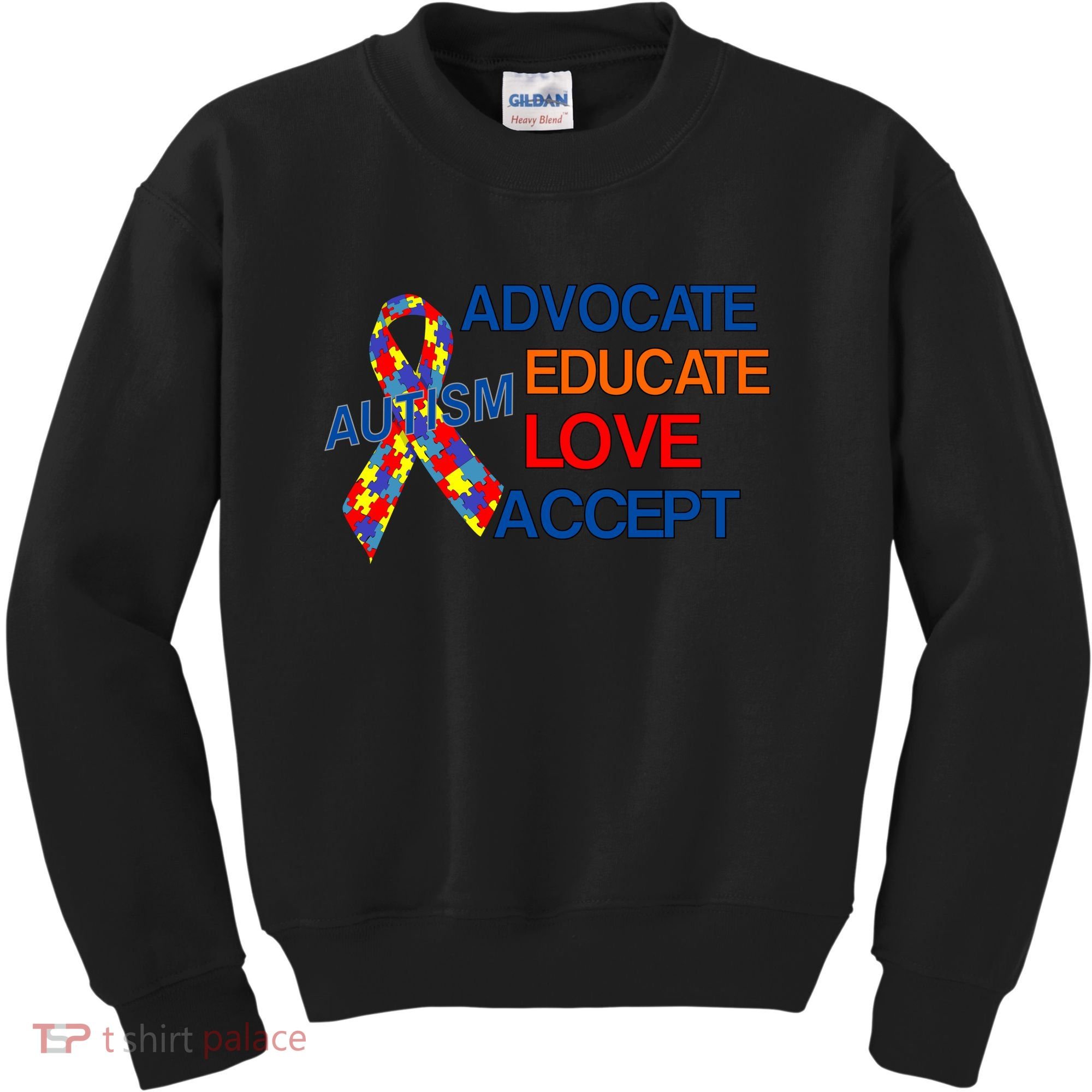Autism Awareness Educate Kids Sweatshirt