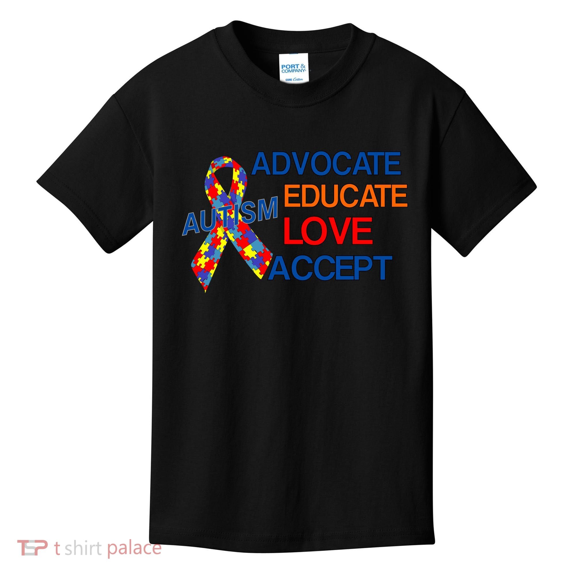 Autism Awareness Educate Kids T-Shirt
