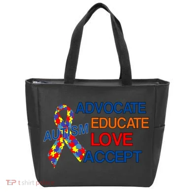 Autism Awareness Educate Tote Bag