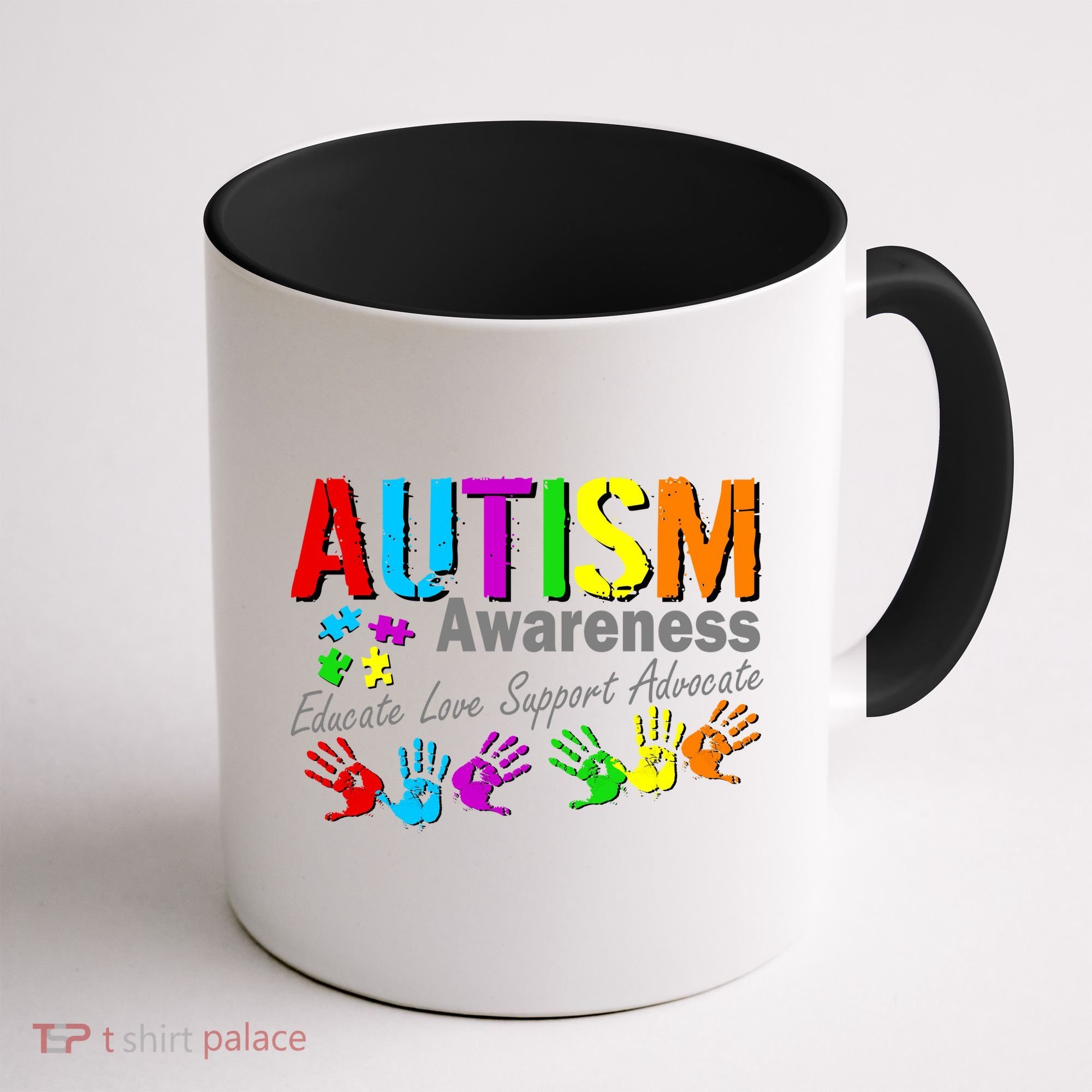 Autism Awareness Educate Love Support Advocate Coffee Mug