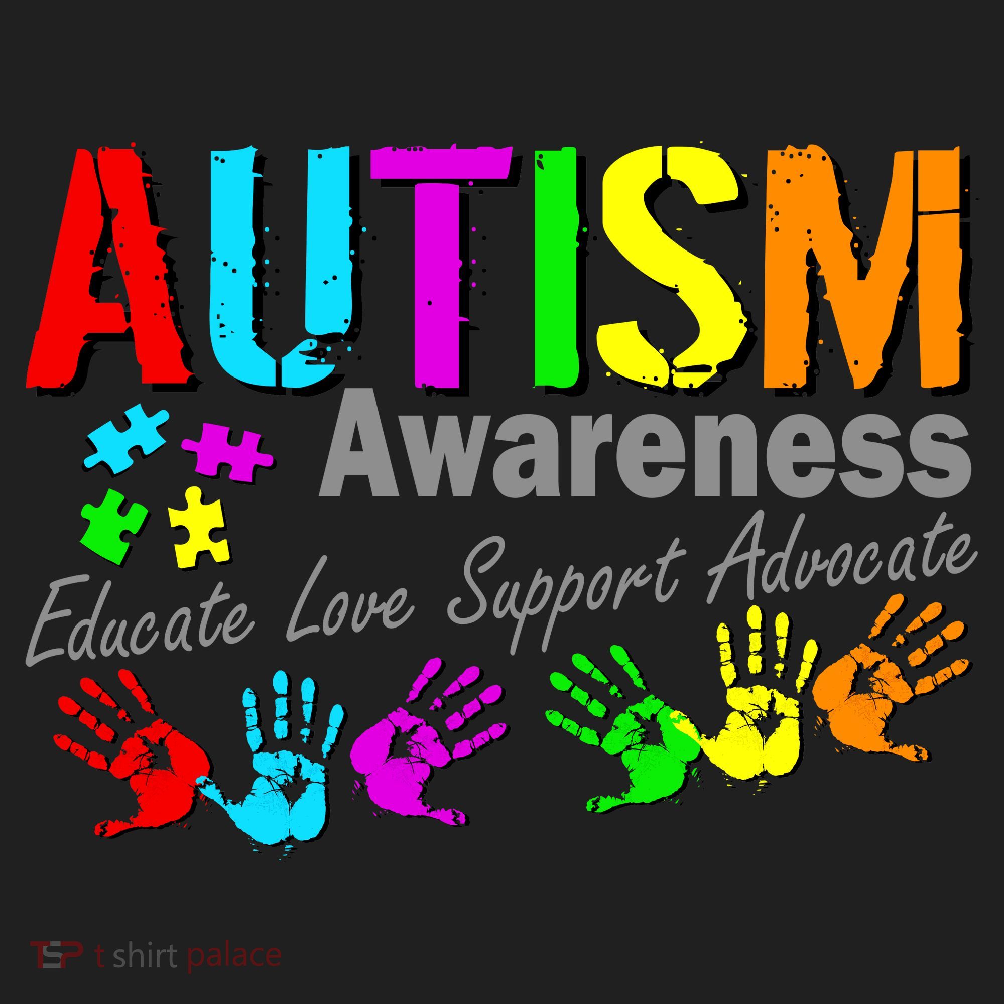 Autism Awareness Educate Love Support Advocate Tumbler