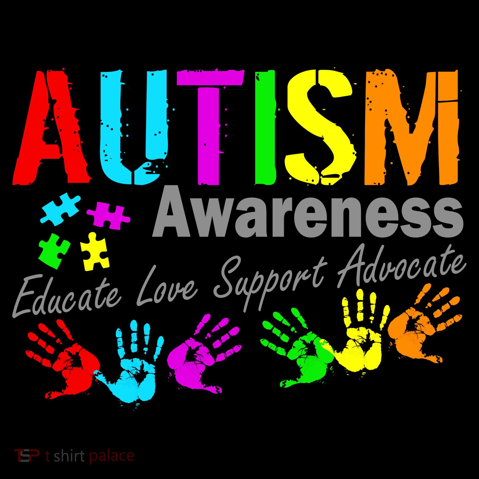 Autism Awareness Educate Love Support Advocate Ornament