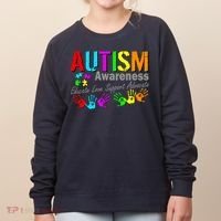 Autism Awareness Educate Love Support Advocate Women's Sweatshirt thumb 0