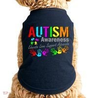 Autism Awareness Educate Love Support Advocate Doggie Tank thumb 0