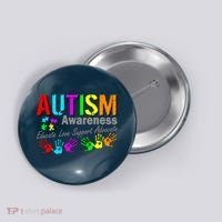 Autism Awareness Educate Love Support Advocate Button thumb 0