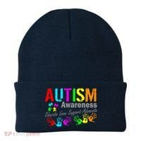 Autism Awareness Educate Love Support Advocate Beanie thumb 0