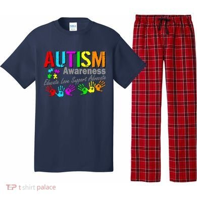 Autism Awareness Educate Love Support Advocate Pajama Set