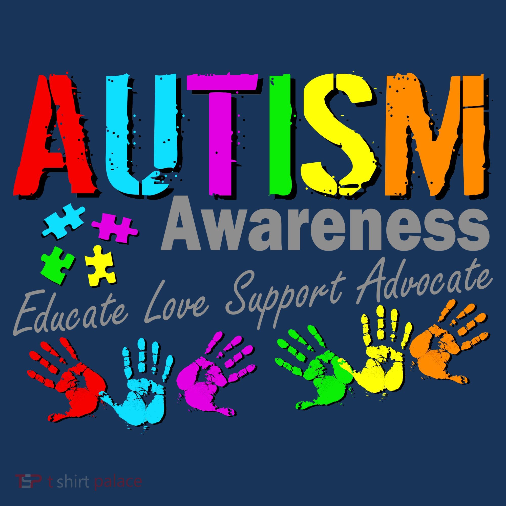 Autism Awareness Educate Love Support Advocate Toddler Hoodie
