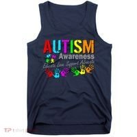 Autism Awareness Educate Love Support Advocate Tank Top thumb 0