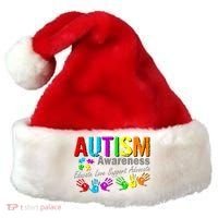 Autism Awareness Educate Love Support Advocate Santa Hat thumb 0