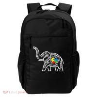 Autism Awareness Elephant  Backpack thumb 0