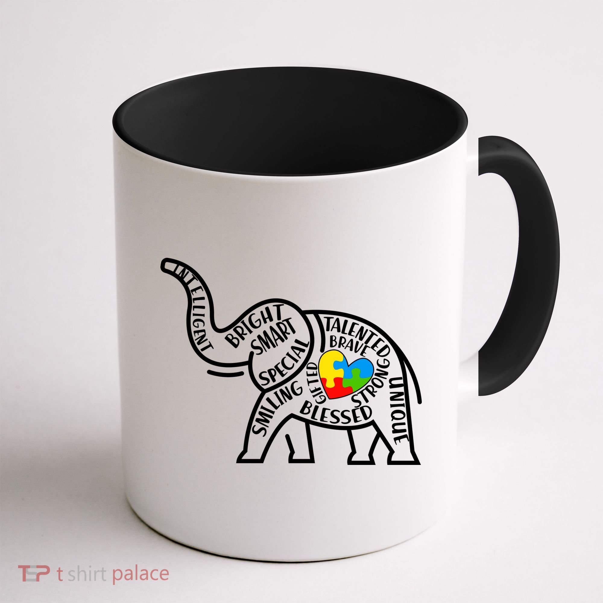 Autism Awareness Elephant  Coffee Mug