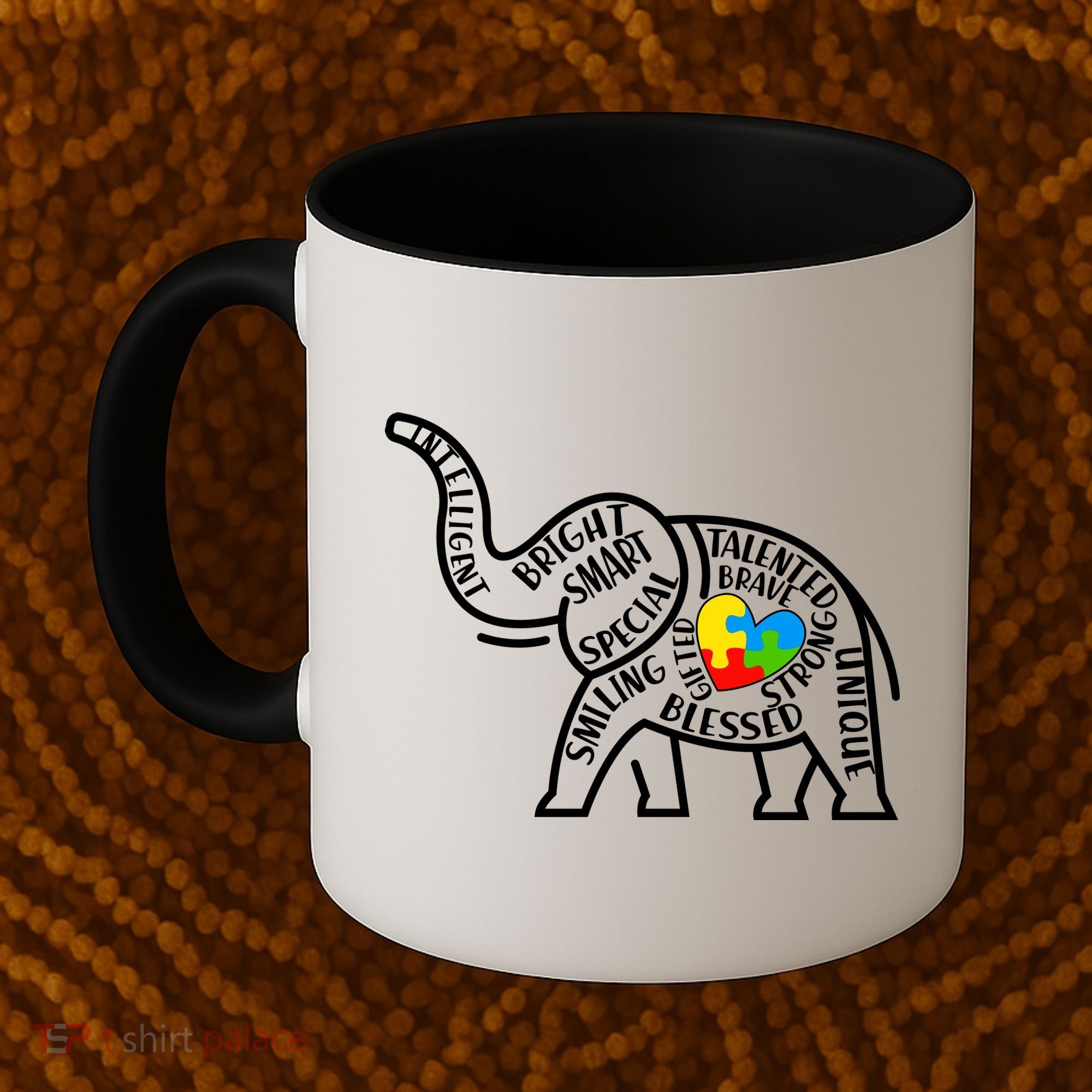 Autism Awareness Elephant  Coffee Mug