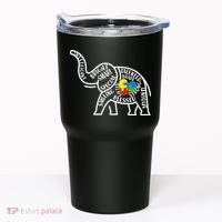 Autism Awareness Elephant  Tumbler thumb 0