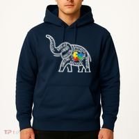 Autism Awareness Elephant  Hoodie thumb 2