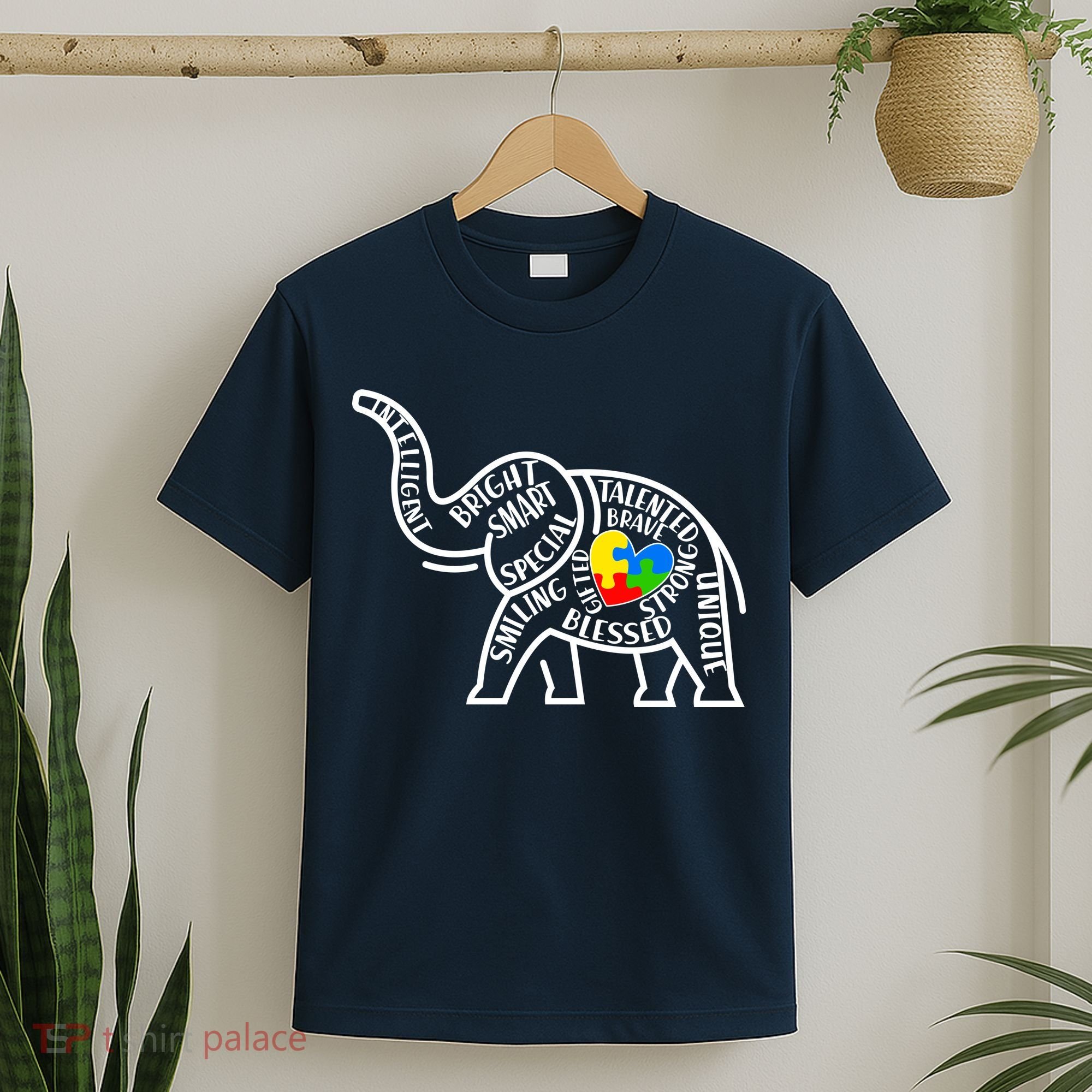 Autism Awareness Elephant  T-Shirt