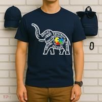 Autism Awareness Elephant  T-Shirt thumb 6