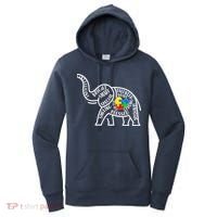 Autism Awareness Elephant  Women's Hoodie thumb 0
