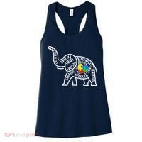 Autism Awareness Elephant  Women's Tank Top thumb 0