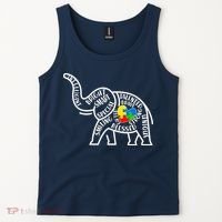 Autism Awareness Elephant  Tank Top thumb 2