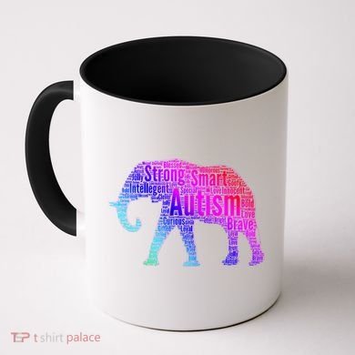 Autism Awareness Elephant Quotes Coffee Mug