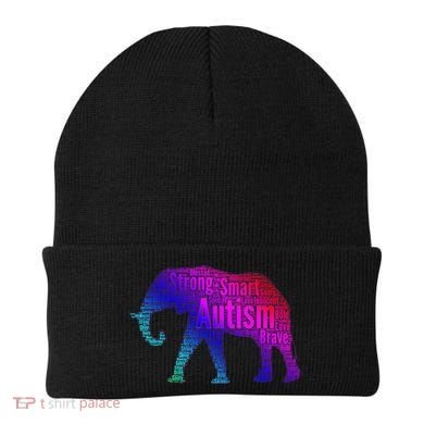 Autism Awareness Elephant Quotes Beanie